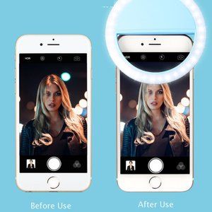USB LED Selfie Ring Light w/3 Light Settings